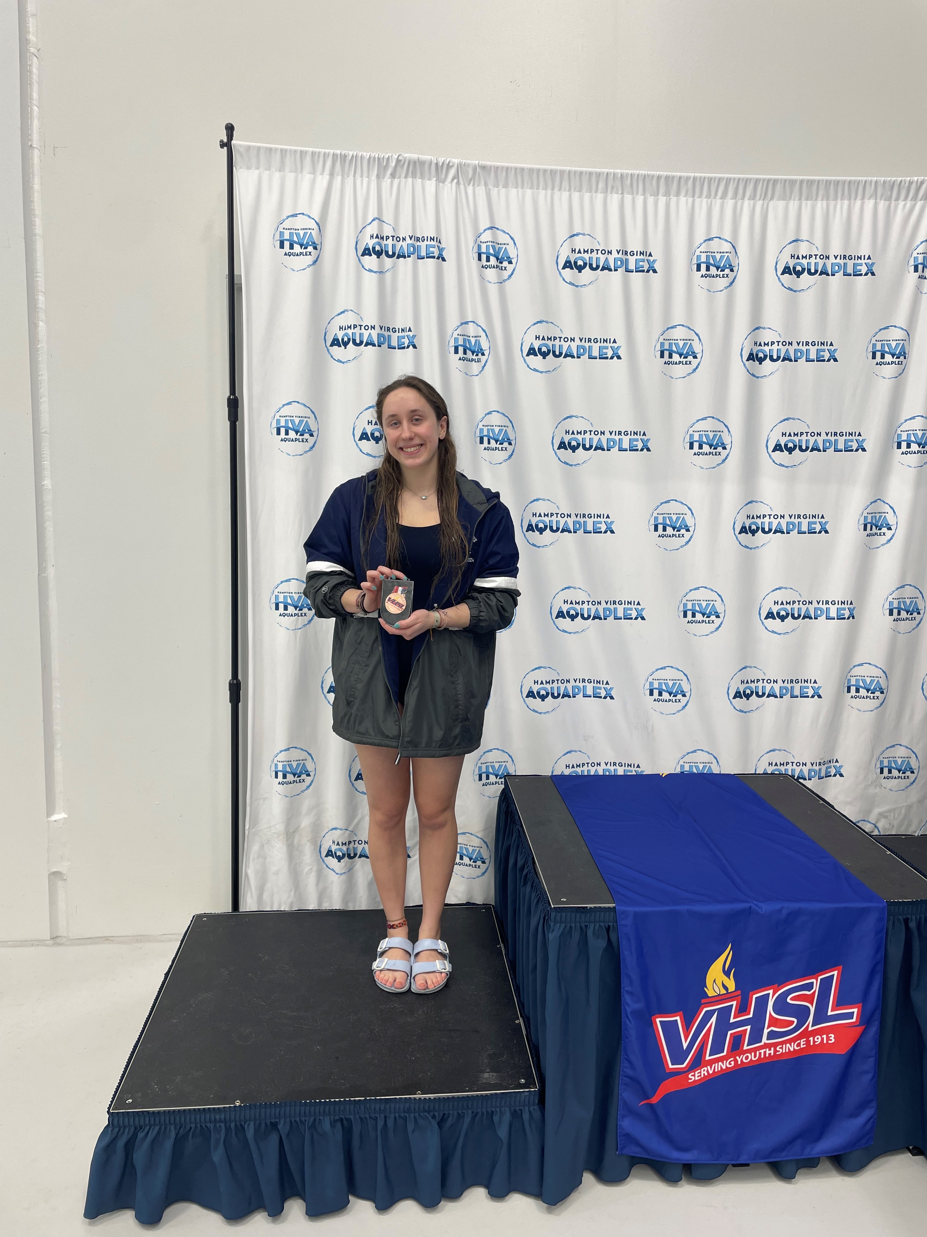 Taityn Speier places 5th place at VHSL State Dive