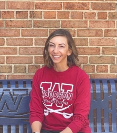 Brooke Metrinko sitting.